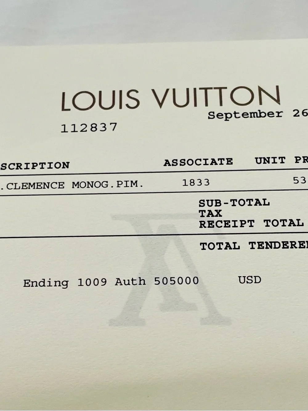 Louis Vuitton classic louis